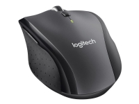 Logitech Marathon M705 - Mus - høyrehendt - optisk - trådløs - 2.4 GHz - USB trådløs mottaker