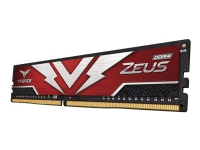 T-FORCE ZEUS - DDR4 - modul - 8 GB - DIMM 288-pin - 3200 MHz / PC4-25600 - CL16 - 1.35 V - ikke-bufret - ikke-ECC - rød