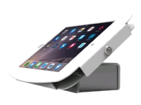 Compulocks Flip Kiosk - Stativ - for nettbrett - låsbar - aluminium - hvit - veggmonterbar, skrivebordsstativ - for Apple 12.9-inch iPad Pro (1. generasjon, 2. generasjon)