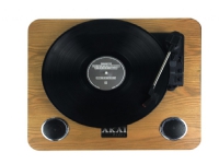 Akai ATT-09, Beltedrevet platespiller, Brun, 33 1/3,45,78 RPM, 50 dB, 1,2 W, 20 - 20000 Hz