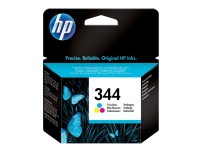 HP 344 - 14 ml - farge (cyan, magenta, gul) - original - blekkpatron - for Officejet 100, 150, H470, K7100, K7103 Photosmart 25XX, 26XX, 375, 42X, D5155, D5156