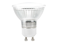 Nedis - LED-pære for søkelys - form: PAR16 - mattslipt finish - GU10 - 5 W (ekvivalent 50 W) - klasse F - varmt hvitt lys - 2700 K - krom