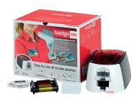 Badgy 100 - Plastkortskriver - farge - fargesublimering/termooverføring - CR-80 Card (85.6 x 54 mm) - inntil 225 kort/time (mono) / inntil 80 kort/time (farge) - kapasitet: 40 kort - USB 2.0
