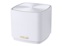 ASUS ZenWiFi AX Mini (XD4) - Wi-Fi-system (3 rutere) - inntil 4800 kvadratfot - maske - GigE - 802.11a/b/g/n/ac/ax - Dobbeltbånd