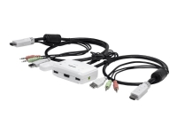 TRENDnet TK 215i - KVM / lydsvitsj - 2 x KVM/lyd - 1 lokalbruker - stasjonær