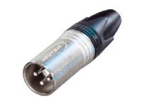 Neutrik NC3MXX XLR-stik Stik, lige Poltal: 3 Sølv 1 stk