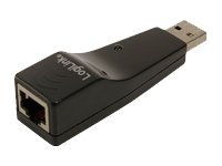 LogiLink Fast Ethernet USB 2.0 to RJ45 Adapter - Nettverksadapter - USB 2.0 - 10/100 Ethernet