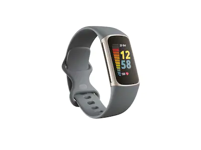 Fitbit Charge 5 aktivitetsarmbånd - steel blue/platina