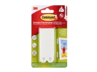 3M Command strips til billedophæng, hvid, 4 x 2 store strips, op til 7,2 kg