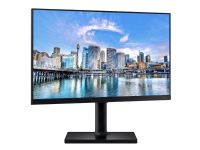 Samsung F24T450FQR - T45F Series - LED-skjerm - 24 - 1920 x 1080 Full HD (1080p) @ 75 Hz - IPS - 250 cd/m² - 1000:1 - 5 ms - 2xHDMI, DisplayPort - svart