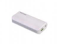 RealPower PB-4000, Hvit, Universell, Gummi, CE, Lithium-Ion (Li-Ion), 4000 mAh