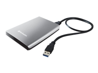 Verbatim Store 'n' Go Portable - Harddisk - 2 TB - ekstern (bærbar) - USB 3.0 - 5400 rpm - sølv