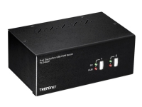 TRENDnet TK-240DP - KVM / lyd / USB-svitsj - 2 x KVM/lyd/USB - 1 lokalbruker - stasjonær