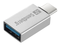 Sandberg - USB-adapter - USB-C (hann) til USB-type A (hunn) - USB 3.1 Gen 1
