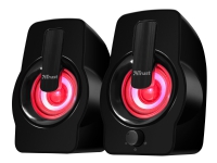 Trust Gemi RGB - Høyttalere - for PC - 6 watt (Total) - svart