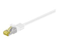 MicroConnect - Nettverkskabel - RJ-45 (hann) til RJ-45 (hann) - 7.5 m - SFTP, PiMF - CAT 7 - uten hindringer - hvit