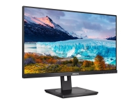 Philips S-line 275S1AE - LED-skjerm - 27 - 2560 x 1440 QHD @ 75 Hz - IPS - 250 cd/m² - 1000:1 - 4 ms - HDMI, DVI-D, DisplayPort - høyttalere - svart tekstur