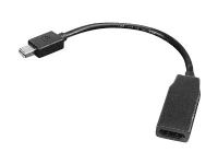 Lenovo - Skjermkabel - Mini DisplayPort (hann) til HDMI (hunn) - 20 cm - for ThinkPad L570 P51 T470 W550 X240 ThinkStation P330 Gen 2 P34X P350 P520 P620