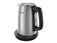 Philips Avance Collection HD9359 - Kjele - 1.7 liter - 2.2 kW - metall / svart børstet metall