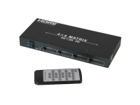 Lindy 38152, HDMI, 4x HDMI, Metall, 1080p,2160p, DTS-HD,Dolby TrueHD, 12 V