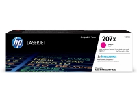 HP 207X høykapasitet magenta, original LaserJet-tonerkassett, 2450 sider, Fiolblå, 1 stykker