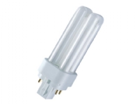 OSRAM DULUX D/E - Ikke-integrert kompakt fluorescerende lyspære - form: dobbel biaks - G24q-3 - 26 W - klasse G - 3000 K