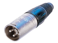 Neutrik NC3MX XLR-stik Stik, lige Poltal: 3 Sølv 1 stk
