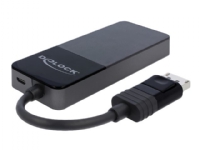 Delock DisplayPort 1.4 Splitter 1 x DisplayPort to 3 x HDMI MST - Video/lyd-splitter - 3 x HDMI - stasjonær