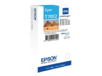 Epson T7012 - XXL-størrelse - cyan - original - blister - blekkpatron - for WorkForce Pro WP-4015 DN, WP-4095 DN, WP-4515 DN, WP-4525 DNF, WP-4595 DNF