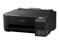 Epson EcoTank L1250 - Skriver - farge - ink-jet - påfyllbar - A4 - 5760 x 1440 dpi - opp til 10 spm (mono) / inntil 5 spm (farge) - kapasitet: 100 ark - USB, Wi-Fi - svart