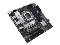 ASUS PRIME B660M-A D4 - Hovedkort - mikro ATX - LGA1700-sokkel - B660 Chipset - USB-C Gen1, USB 3.2 Gen 1, USB 3.2 Gen 2 - Gigabit LAN - innbygd grafikk (CPU kreves) - HD-lyd (8-kanalers)