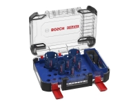 Bosch Expert Tough Material - Hullsagsett - for plast, murstein, soft tile, stainless steel sheets, wood with metal - 9 deler - 25 mm, 22 mm, 35 mm, 68 mm, 51 mm, 60 mm