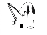 Gear4U Streaming Microphone RGB - Mikrofon - USB - svart