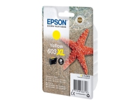 Epson 603XL - 4 ml - XL - gul - original - blister - blekkpatron - for Expression Home XP-2150, 2155, 3150, 3155, 4150, 4155 WorkForce WF-2820, 2840, 2845, 2870