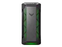 ASUS TUF Gaming GT501 - Tower - ATX - sidepanel med vindu - svart - USB/lyd