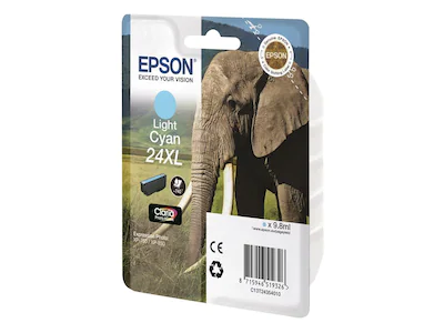 Epson Blekk 24XL Lys Cyan