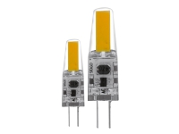 Eglo - LED-lyspære - G4 - 1.8 W (ekvivalent 21 W) - klasse F - varmt hvitt lys - 2700 K (en pakke 2)