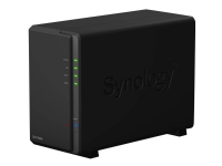 Synology Disk Station DS218play - NAS-server - 2 brønner - SATA 6Gb/s - RAID 0, 1, JBOD - RAM 1 GB - Gigabit Ethernet - iSCSI support