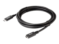 Club 3D CAC-1529 - USB-forlengelseskabel - USB-C (hann) til USB-C (hunn) - 20 V - 3 A - 2 m - toretnings, 4K 60Hz støtte