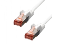 ProXtend - Koblingskabel - RJ-45 (hann) til RJ-45 (hann) - 30 cm - 5.8 mm - foliebelagt uskjermet tvinnet kabelpar (F/UTP) - CAT 6 - formstøpt, uten hindringer, flertrådet - hvit