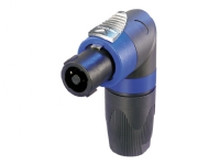 Neutrik NL4FRX, speakON, Svart, Blå, Sølv, Polyoksymetylen (POM), 250 V, 50 A, -30 - 80 °C