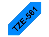 Brother TZe-561 - Sort på blått - Rull (3,6 cm x 8 m) 1 cassette(s) laminert teip - for P-Touch PT-3600, 550, 9500, 9600, 9700, 9800, D800, P900, P950 P-Touch Cube XP PT-910