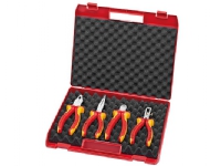 Knipex 00 20 15, Tangsett, Stål, Polypropylen (PP), Rød, Gult, 1,43 kg
