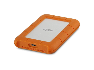 LaCie Rugged 2TB USB-C Ekstern HDD