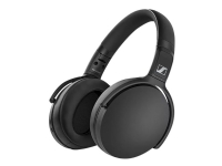 Sennheiser HD 350BT - Hodetelefoner med mikrofon - full størrelse - Bluetooth - trådløs - svart