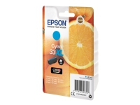 Epson 33XL - 8.9 ml - XL - cyan - original - blister - blekkpatron - for Expression Home XP-635, 830 Expression Premium XP-530, 540, 630, 635, 640, 645, 830, 900