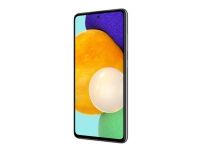 Samsung Galaxy A52 5G - 5G smarttelefon - dobbelt-SIM - RAM 6 GB / 128 GB - microSD slot - OLED-display - 6.5 - 2400 x 1080 piksler - 4x bakkameraer 64 MP, 12 MP, 5 MP, 5 MP - front camera 32 MP - kul svart