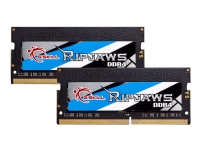 G.Skill Ripjaws - DDR4 - sett - 16 GB: 2 x 8 GB - SO DIMM 260-pin - 2666 MHz / PC4-21300 - CL19 - 1.2 V - ikke-bufret - ikke-ECC