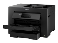 Epson WorkForce WF-7830DTWF - Multifunksjonsskriver - farge - ink-jet - A3 (297 x 420 mm) (original) - A3 (medie) - opp til 25 spm (trykking) - 500 ark - 33.6 kbps - USB 2.0, LAN, Wi-Fi(n)