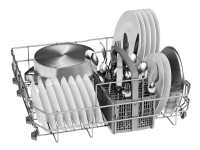 Bosch Serie | 2 SGV2ITX18E - Oppvaskmaskin - innebygd - Nisje - bredde: 60 cm - dybde: 55 cm - høyde: 81.5 cm - svart